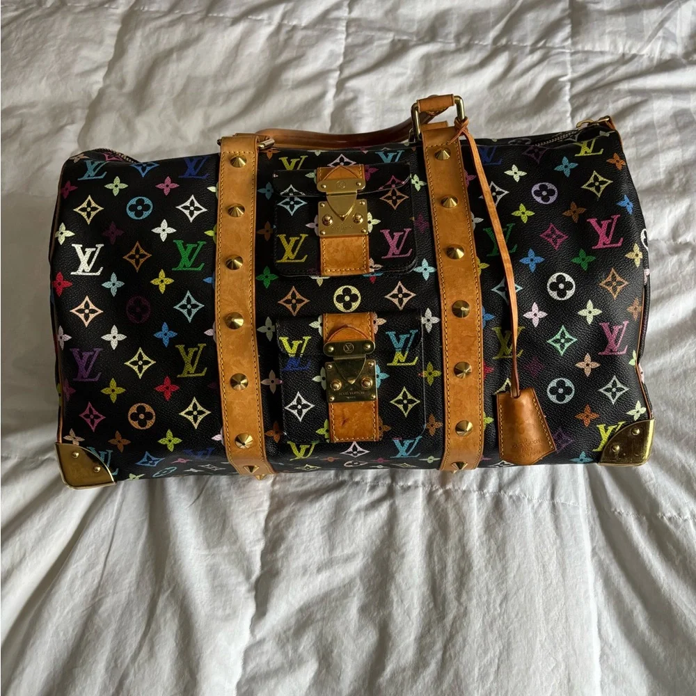 Louis Vuitton Black Monogram Keepall 45 - Picture 12 of 12